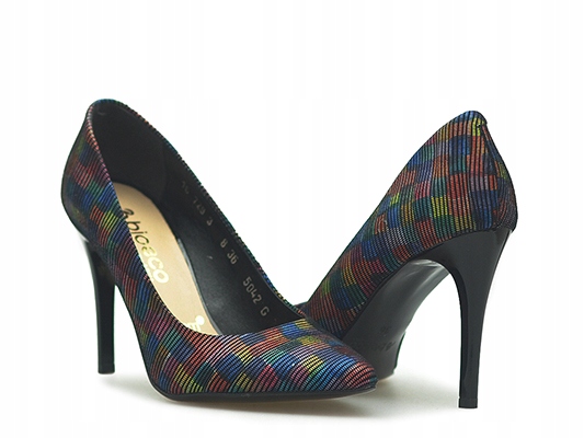 Boty Arka BI5042/758 Černé Vícebarevná Mřížka 36