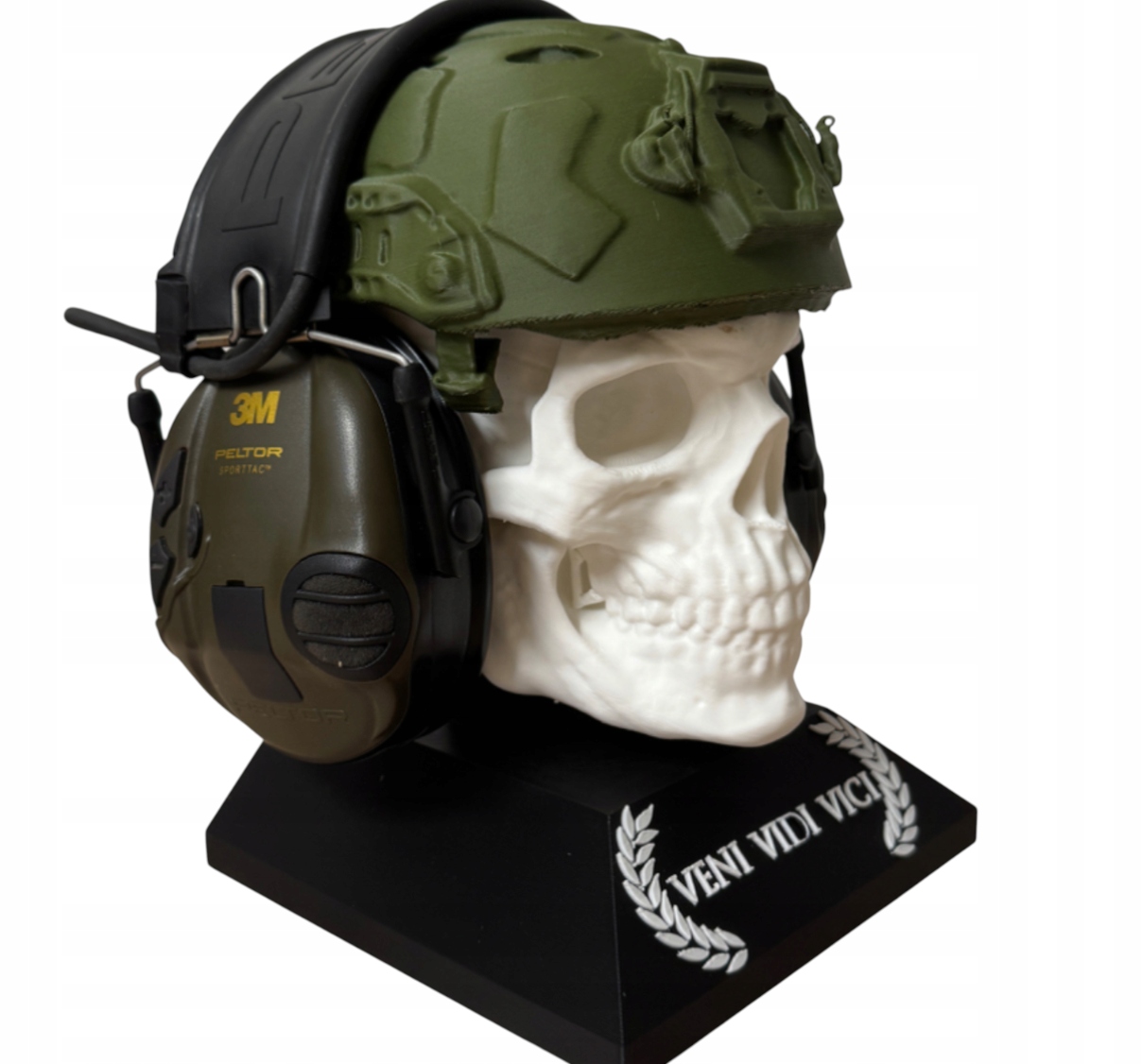 Stojak na słuchawki gamingowe Skull Headset Stand organizer biurkowy 3D
