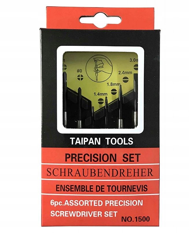 WKRĘTAKI ZEGARMISTRZOWSKIE PRECYZYJNE ŚRUBOKRĘTY