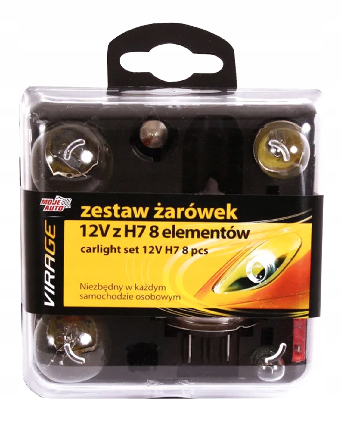 

Moje Auto Zestaw Żarówek 8 Elementów 12V H7