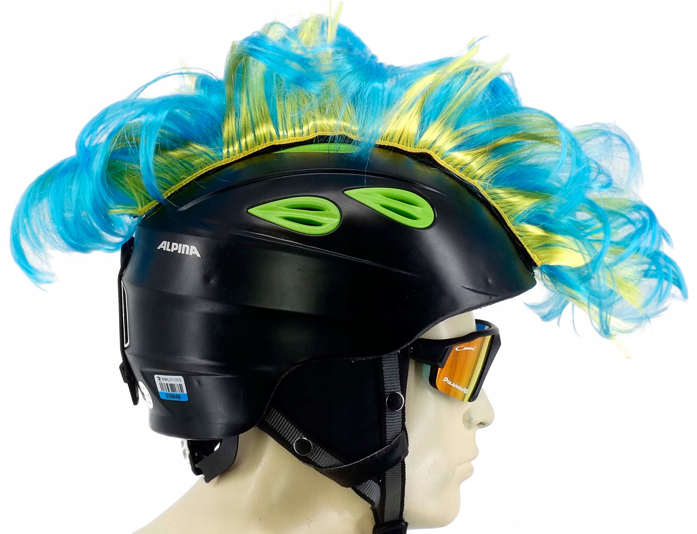 NAKLEJKA OZDOBA DEKORACYJNA IROKEZ NA KASK MOTOCYKLOWY ROWEROWY NIEBIESKA Producent inny