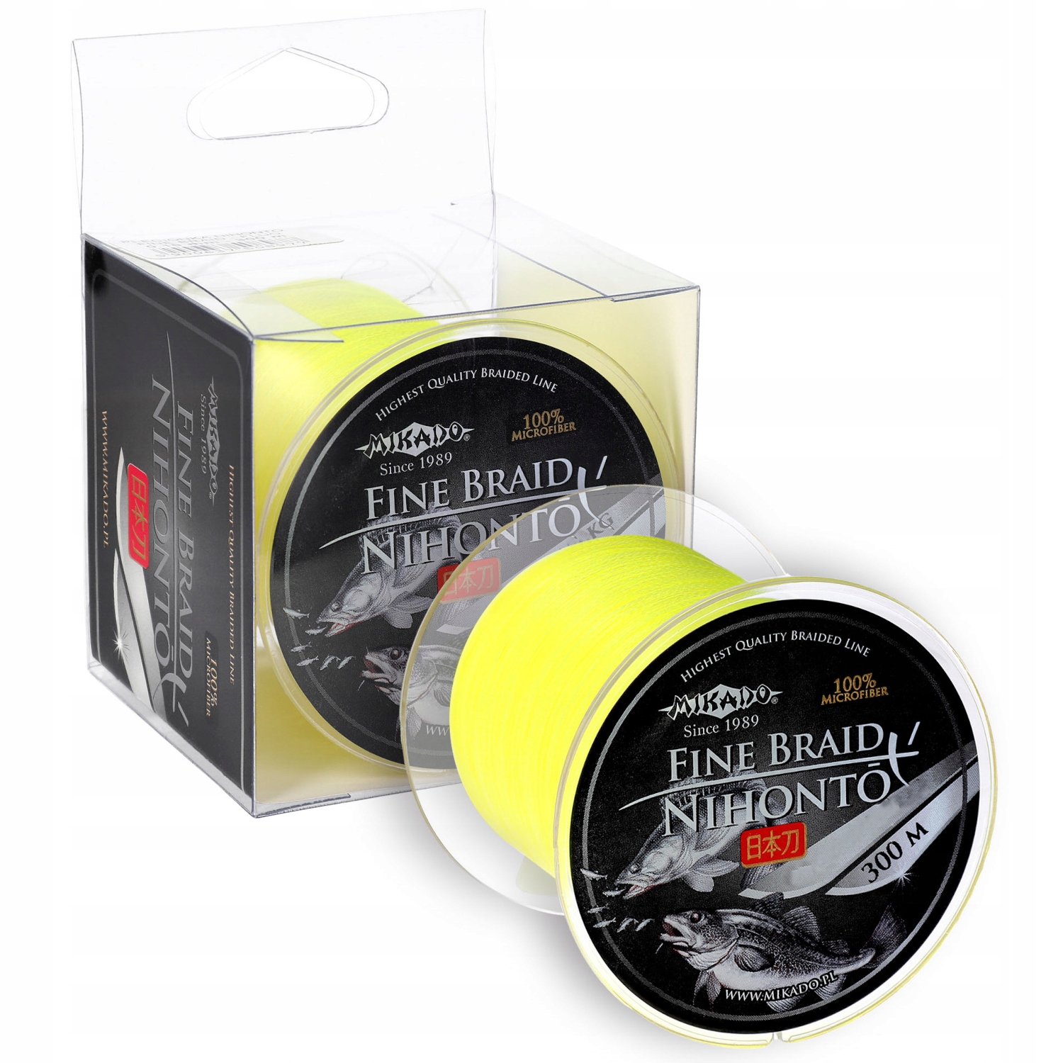 

Plecionka Mikado Nihonto Fine Braid 0,16 300m Fluo