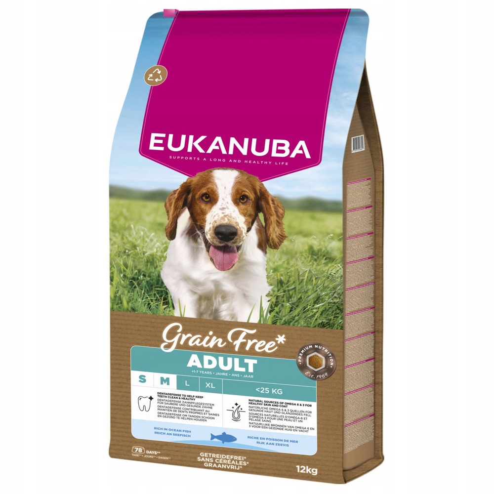 Eukanuba krmivo krmivo bez obilovin 12 kg