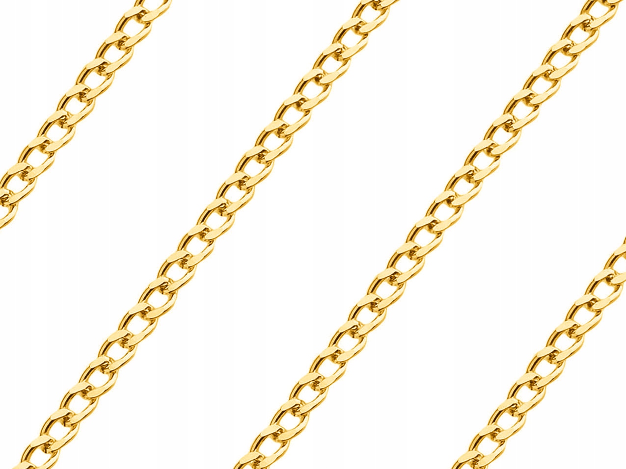 Dlouhý Stříbrný Pozlacený Klasický Řetízek Široký Pancéřový Vzor 1,9mm 80