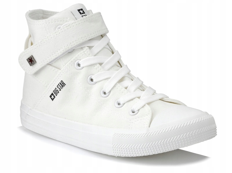 

Białe trampki damskie wysokie Big Star FF274579 37