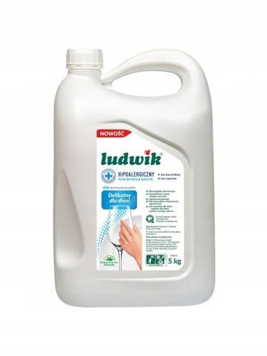 Levně 2x Ludwik Tekutý prostředek na mytí nádobí hypoalergenní 5 l
