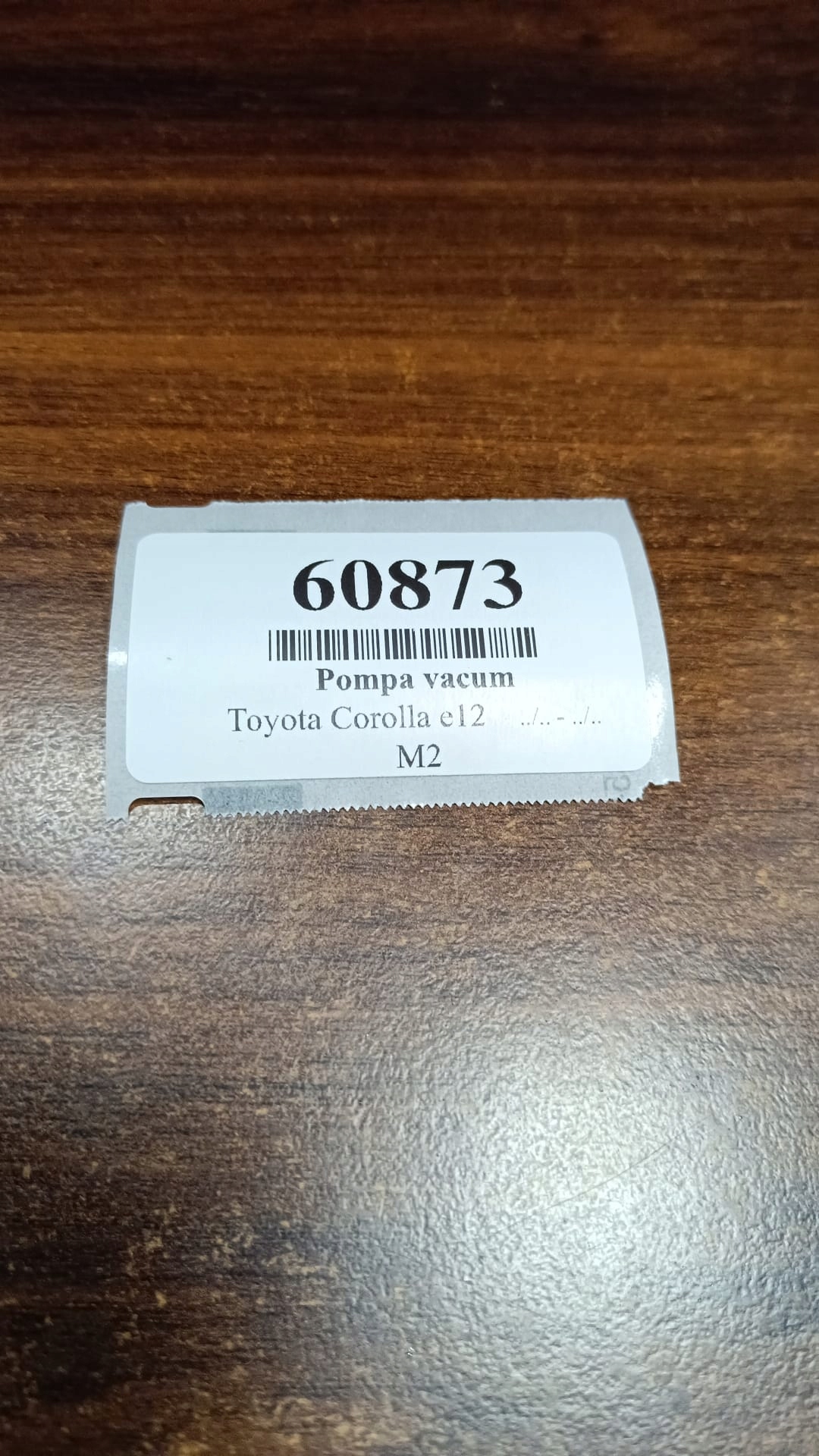 TOYOTA COROLLA E12 1.4 D pump VACUM