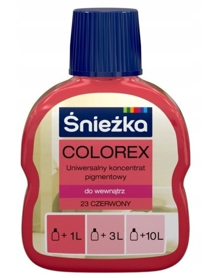 

Colorex Śnieżka Pigment Do Farb 100ml Czerwony