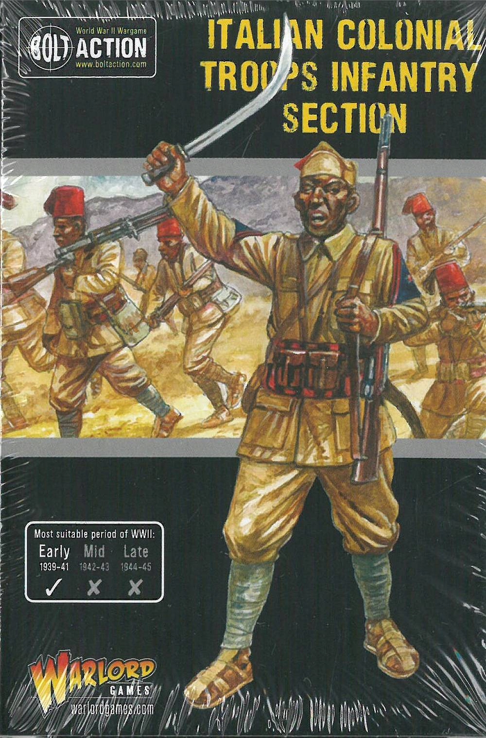 Bolt Action Italian Colonial Troops Infantry Sec.