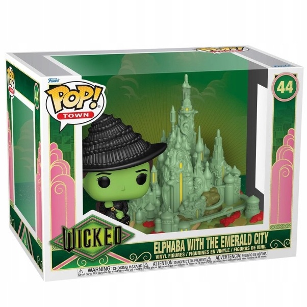 Funko Pop! Town Wicked Elphaba Vinylové figurky s Emerald City 44