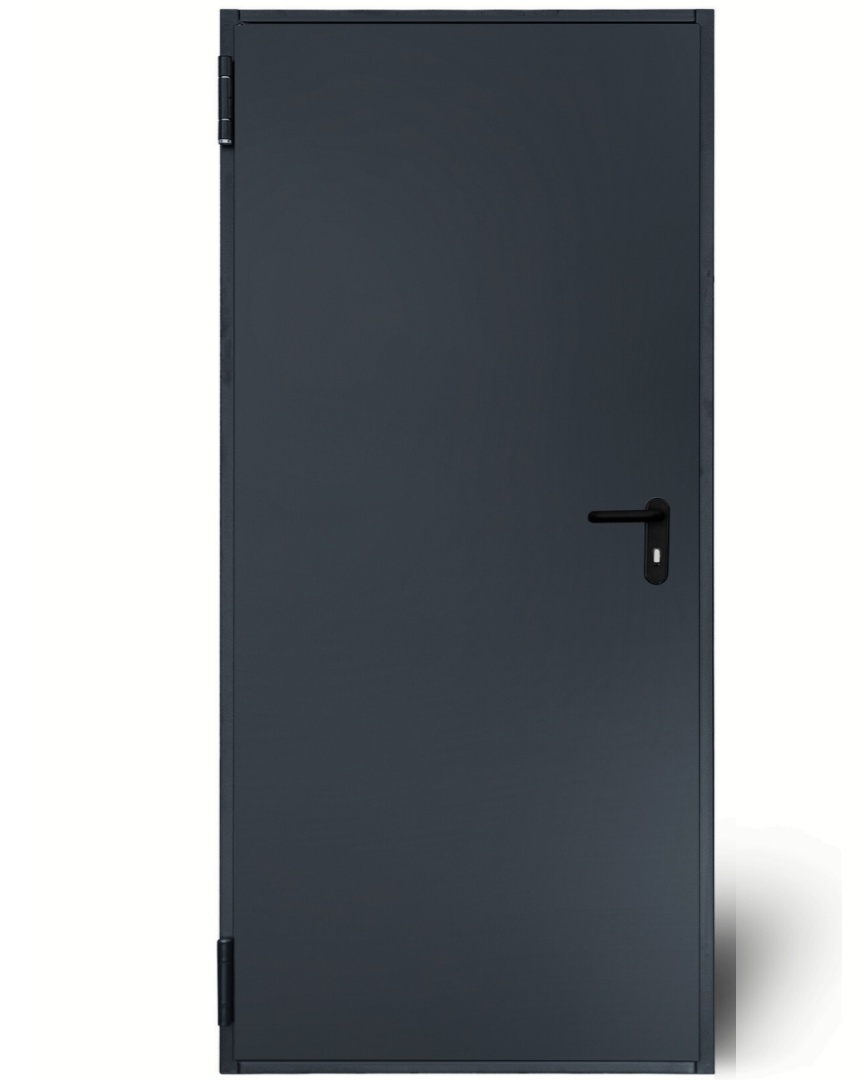 Drzwi Przeciwpożarowe Antracyt EI30 Padilla 90 cm Typ pełne