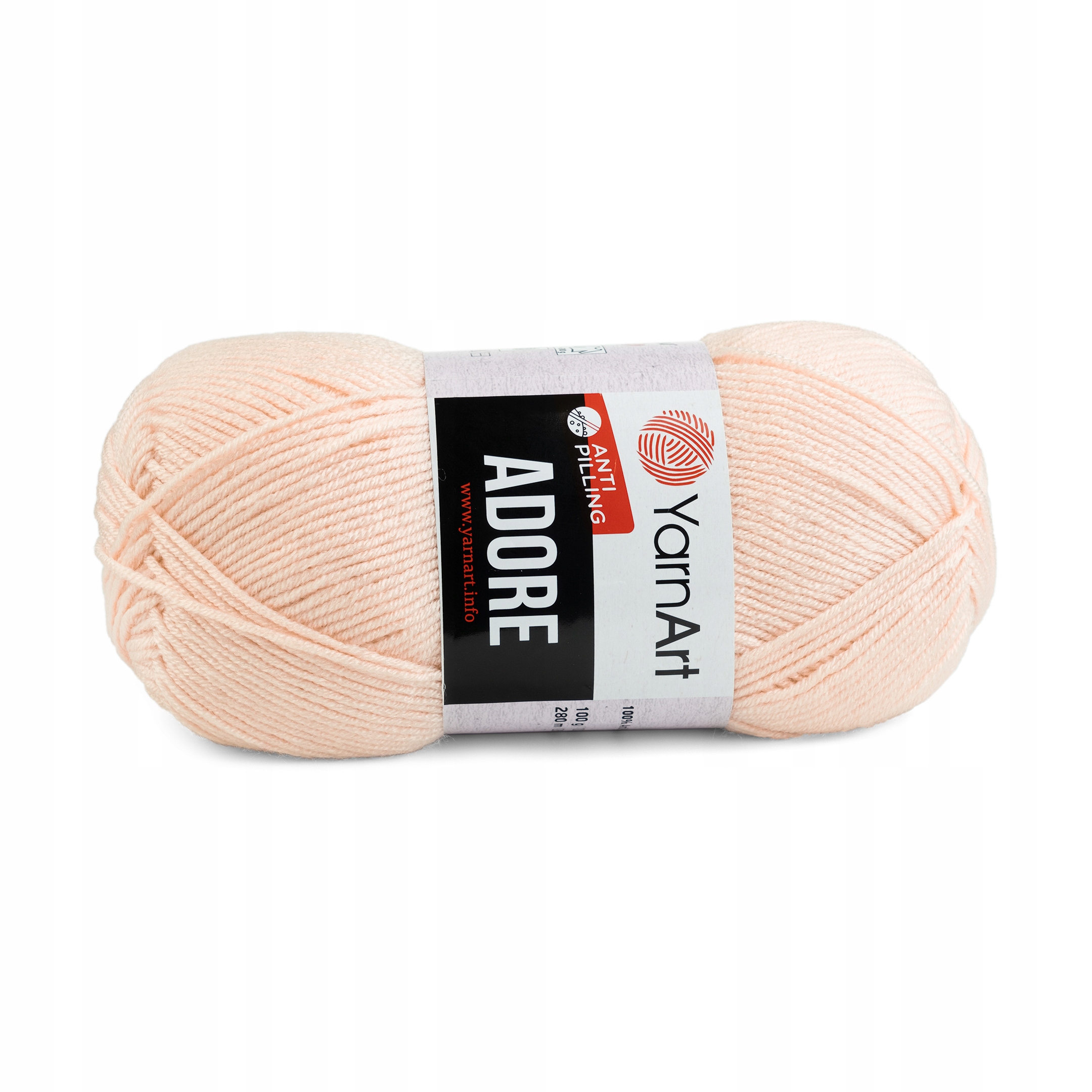100g włóczka anti-pilling Adore jasny łosoś 360