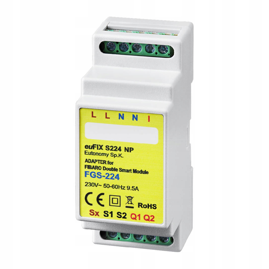 Eutonomy euFIX S224NP - FIBARO Double Smart Module Marka Eutonomy