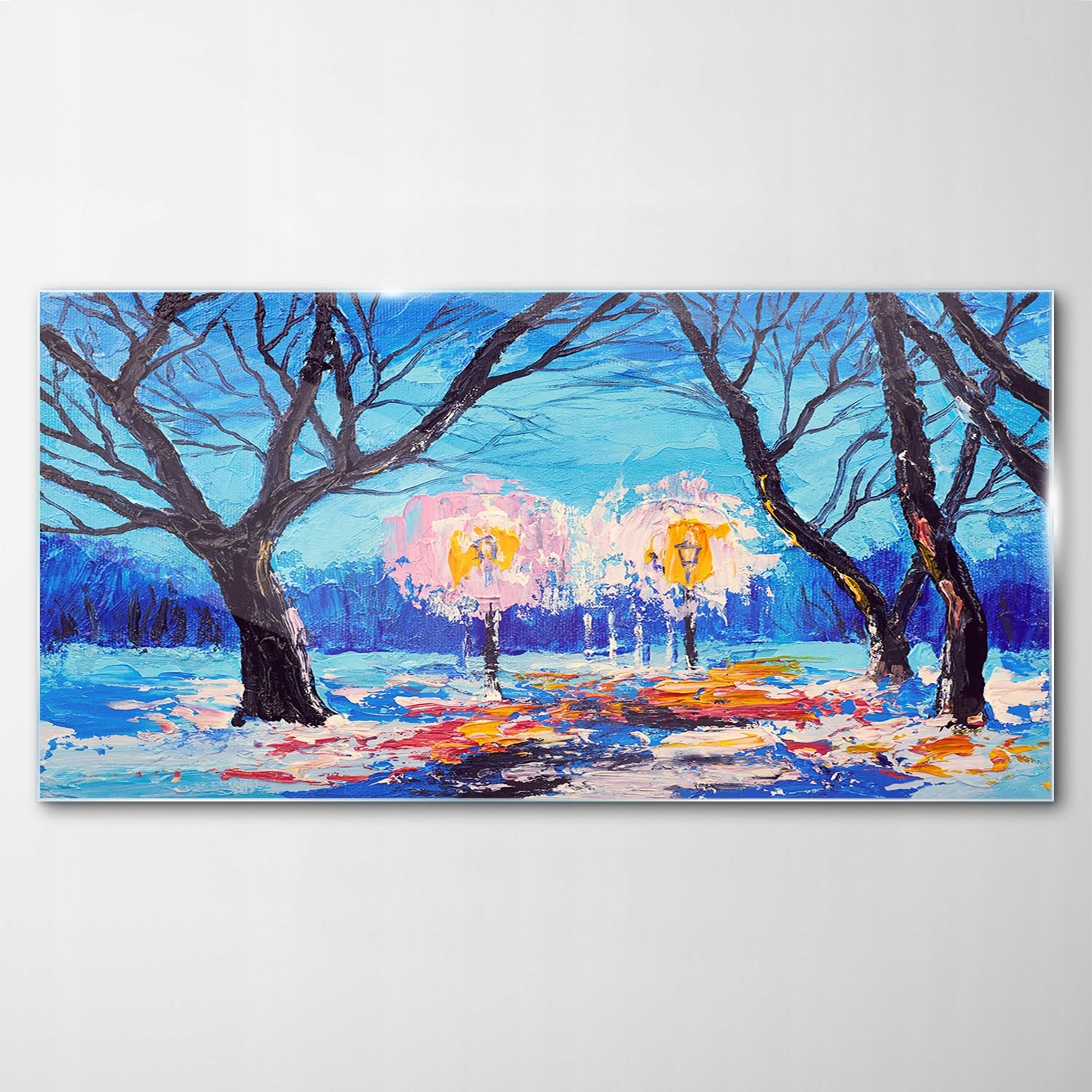 

Obraz Szklany Dekor Abstrakcja Akwarele 140x70