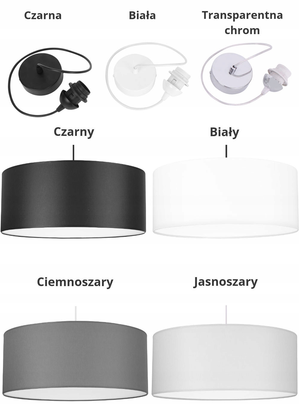 SUFITOWA LAMPA WISZĄCA ŻYRANDOL ABAŻUR ZWIS LED Marka Light Home