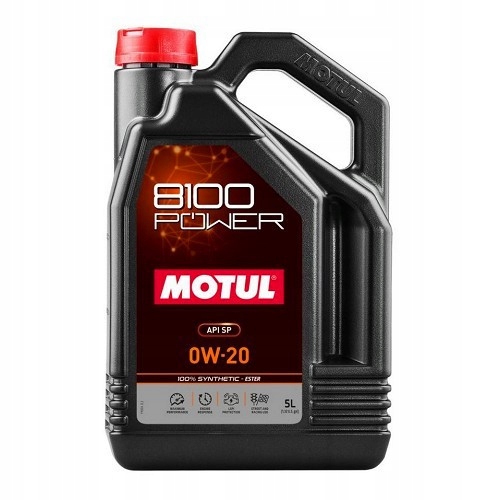 Motorový olej Motul 8100 Power 5 l 0W-20