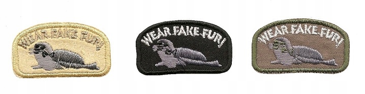 

foki naszywka aplikacja naprasowanka hafty Łaty S