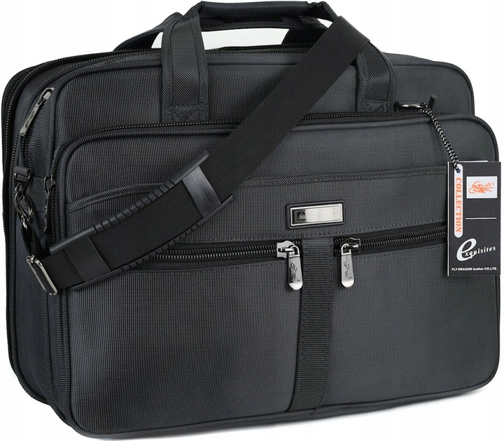 DUŻA TECZKA MĘSKA TORBA BIZNESOWA NA LAPTOP