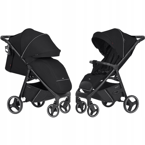 CARRELLO BRAVO PURE WÓZEK SPACEROWY SPACERÓWKA AKCESORIA PURE BLACK