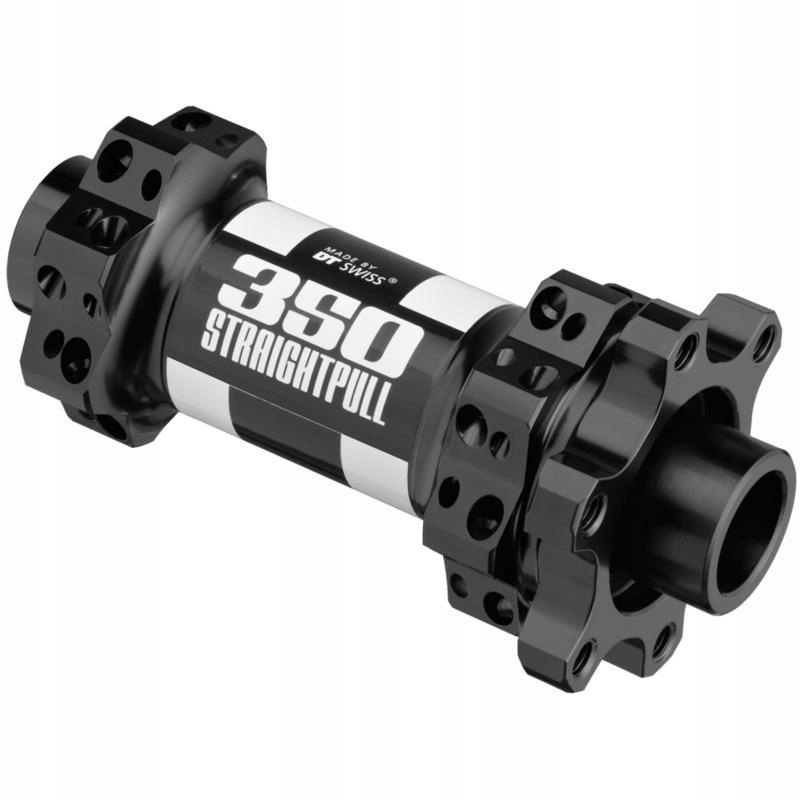 Přední náboj Dt Swiss 350 Straightpull 6otw 100mm/15mm 28H černý
