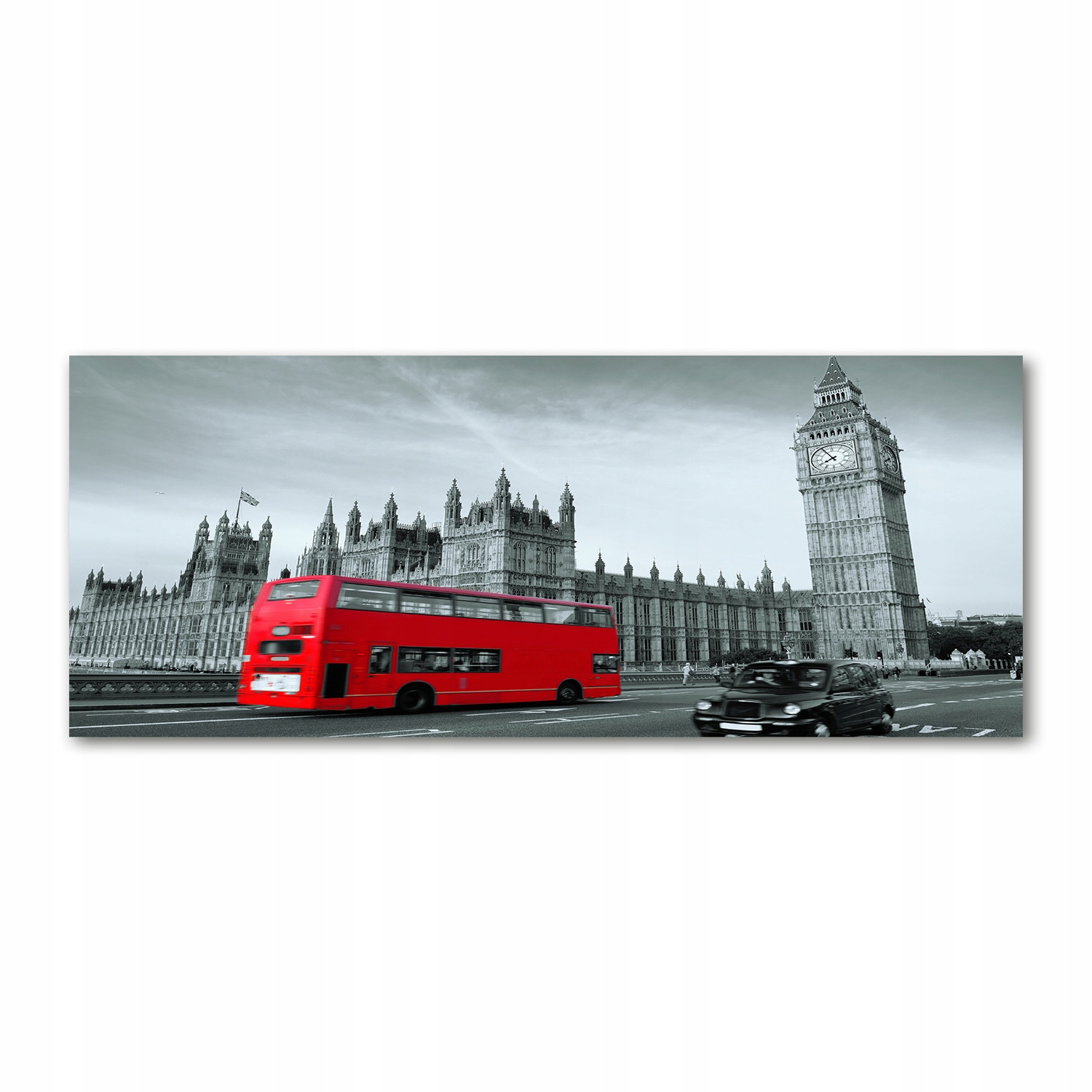 

Foto obraz szkło akryl Londyński autobus 125x50 cm