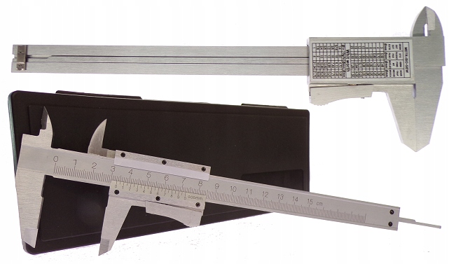 SUWMIARKA 150MM TRADYCYJNA 3 FUNKCJE NONIUSZOWA Stan opakowania oryginalne