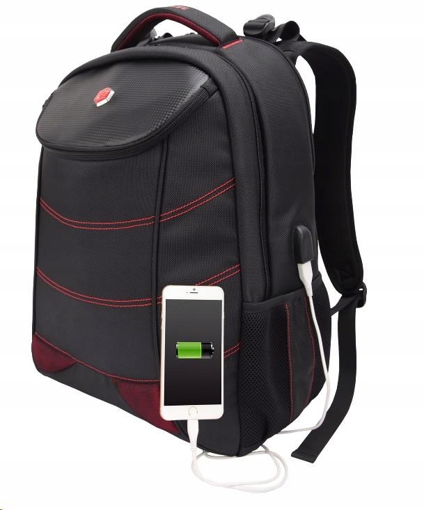 Bestlife herný batoh pre 17" notebook s usb konektormi na nabíjanie Bl-bb…