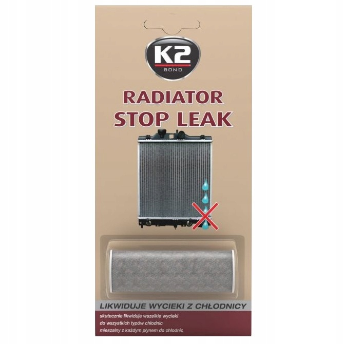 K2 STOP LEAK PROSZEK DO USZCZELNIANIA CHŁODNICY