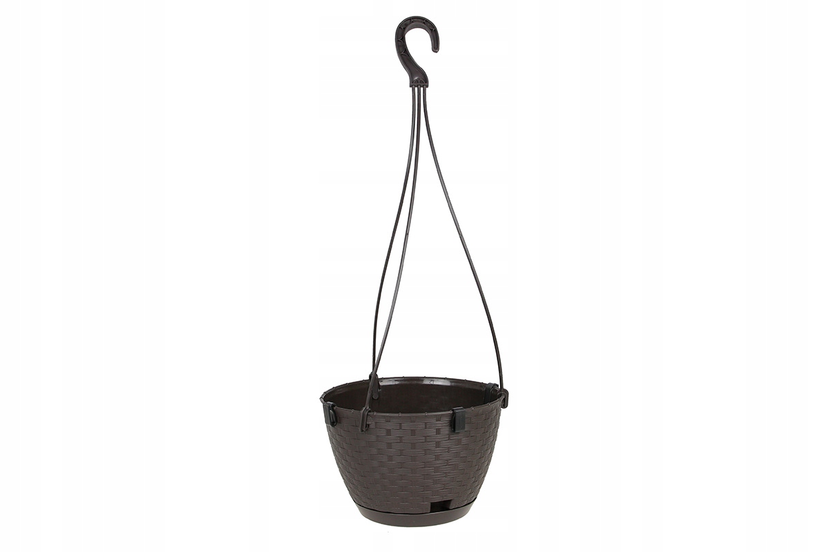 Doniczka wisząca RATOLLA HAK Z HAKIEM ogród DONICA brązowa DO OGRODU HAKI Kod producenta DRLW215-440U