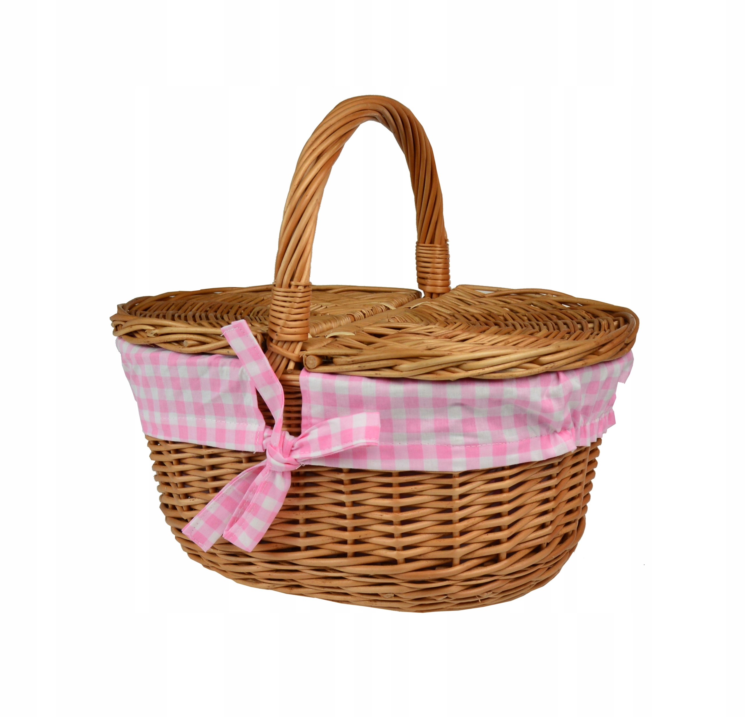 KOSZYK NA PIKNIK wiklinowy kosz PIKNIKOWY roz. M Marka KoszeWorks