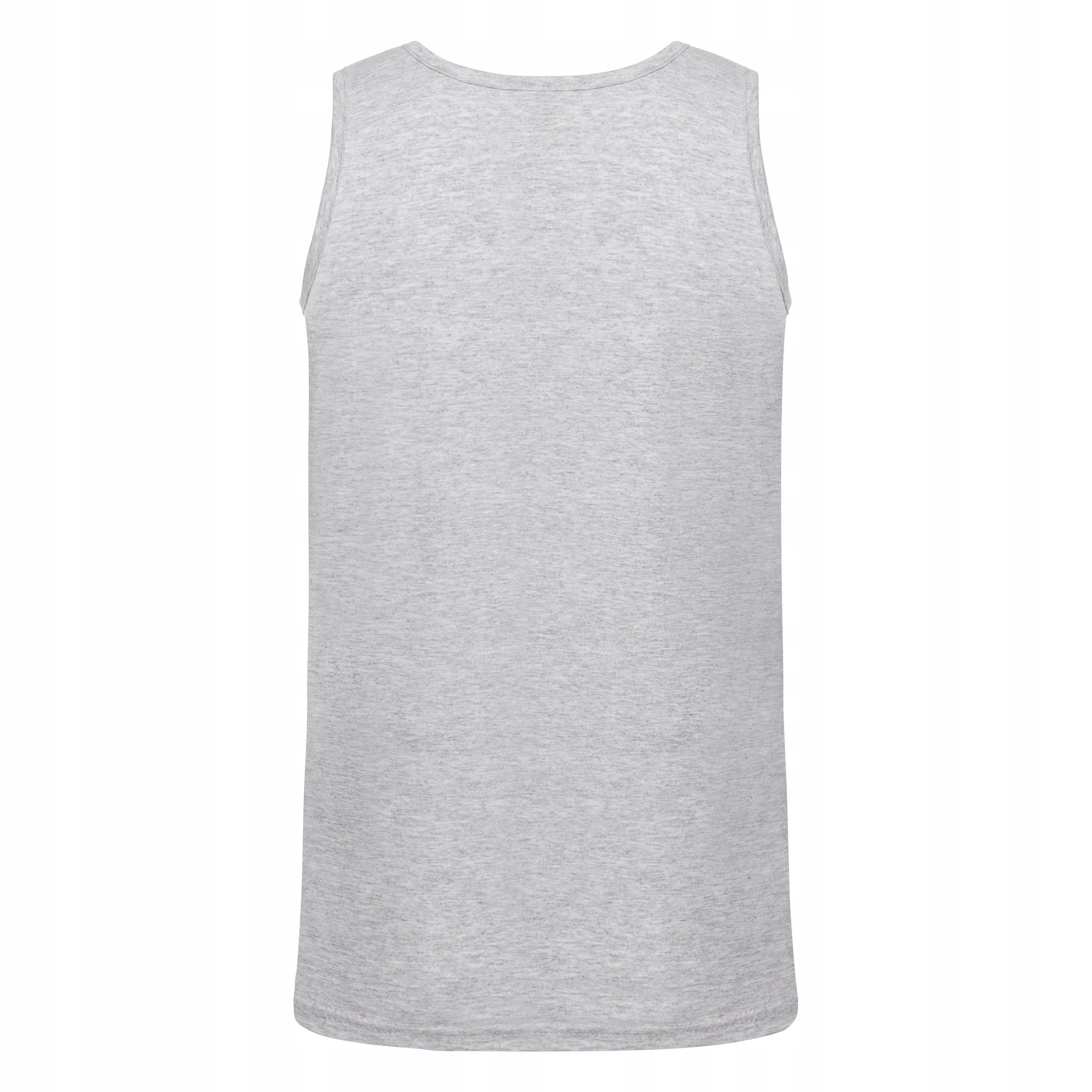 FRUIT OF THE LOOM KOSZULKA NA RAMIĄCZKACH Grey S Model Valueweight Athletic