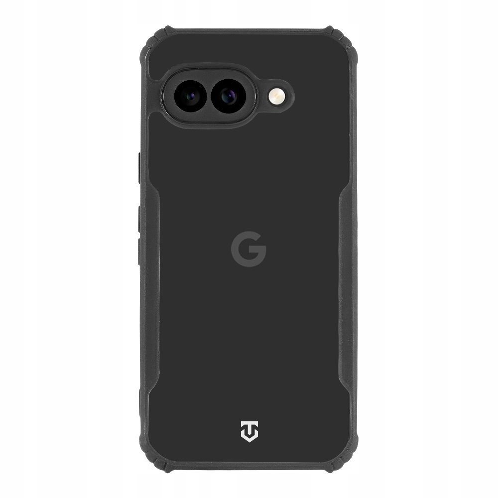Taktyczne etui Quantum Stealth do Google Pixel 9a, przezroczyste/czarne