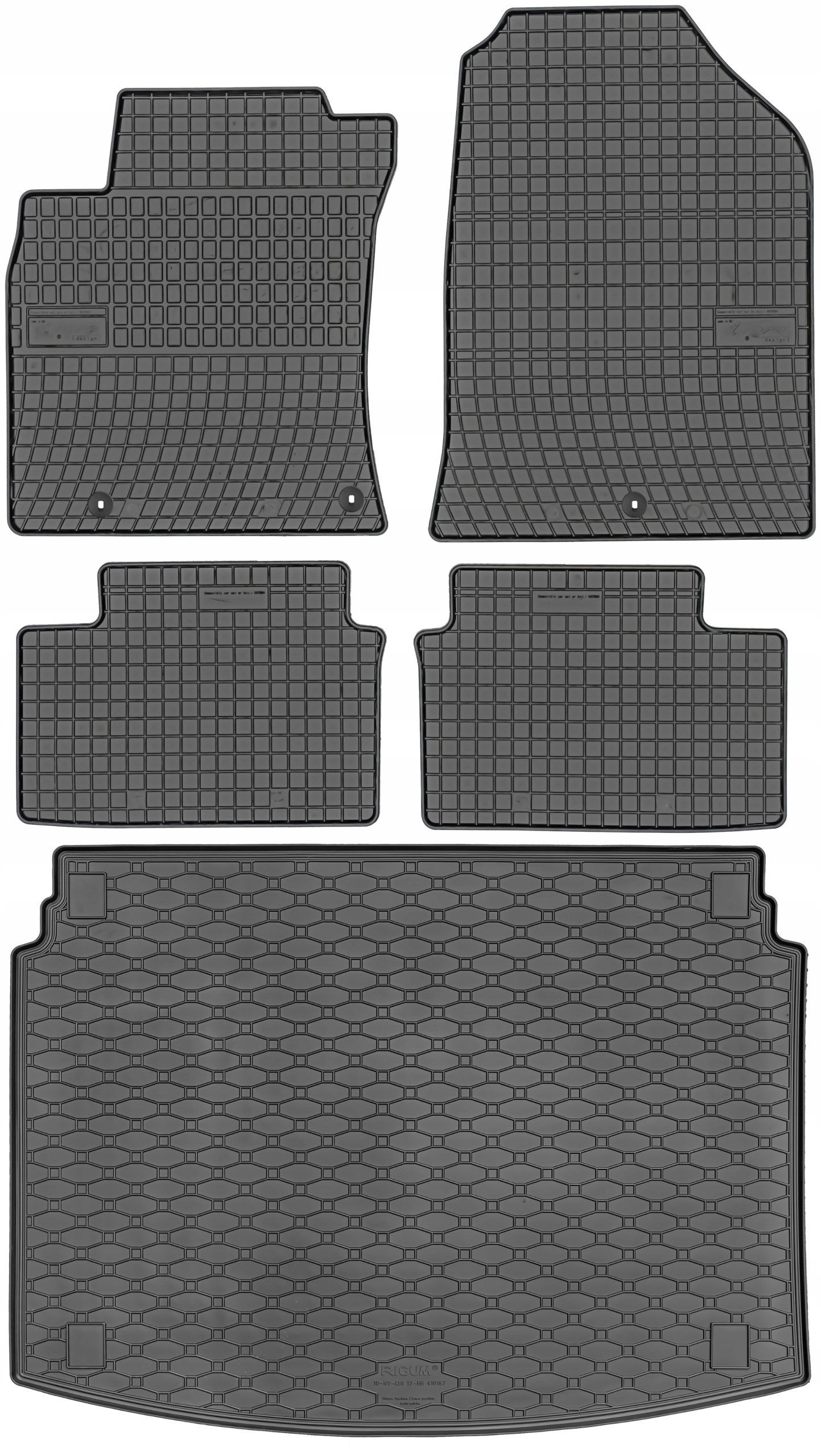 Hyundai i30 III Hatchback 2017 Sada rohoží koberčeky