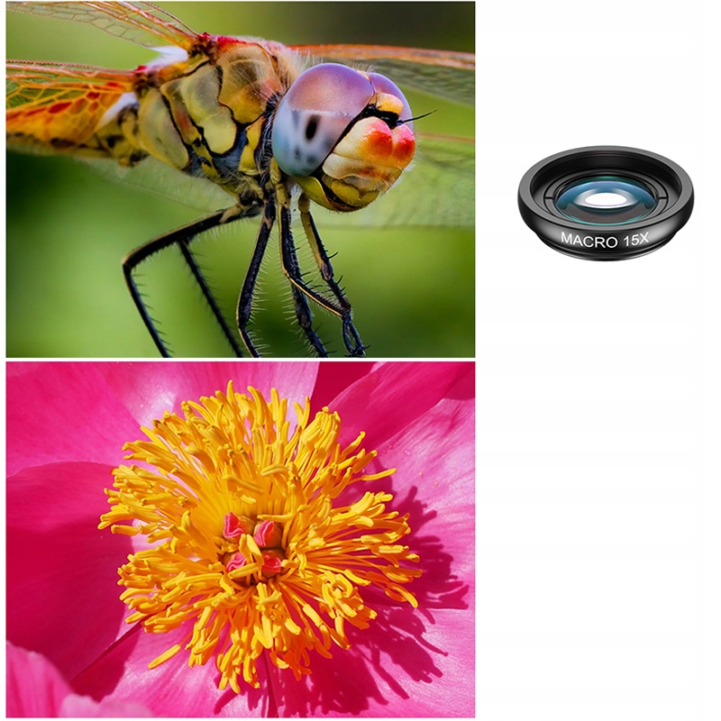 Soczewki, obiektywy 12w1 Apexel, 22x do telefonu Marka Inna