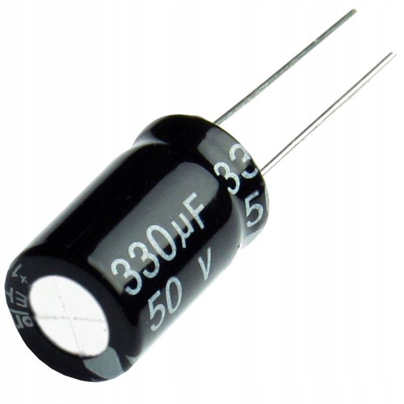 

Kondensator elektrolityczny 330uF 10X17 50V x2