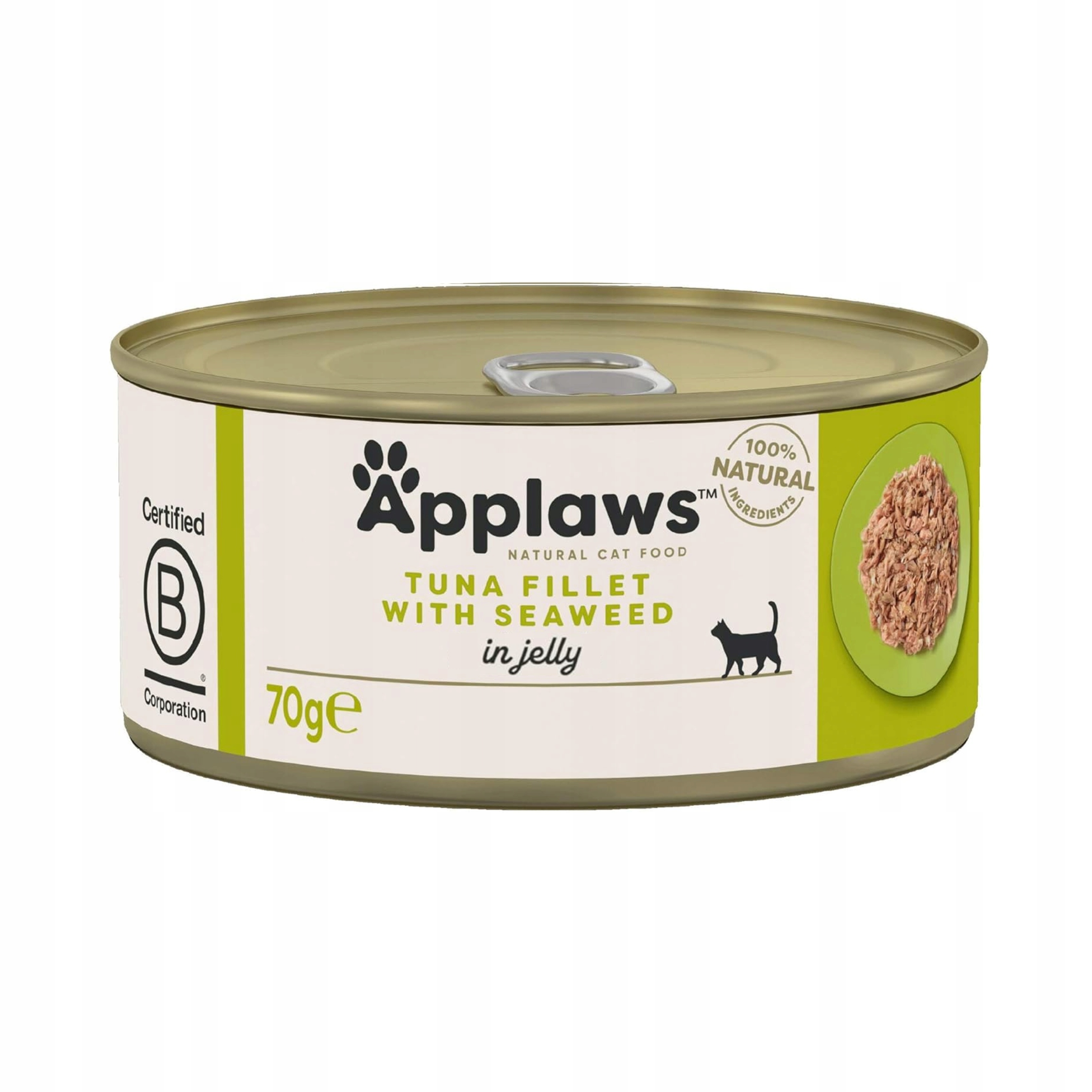 Applaws Vlhké krmivo 100% pro kočky Tuňák Mořské řasy jelly 70g x 30