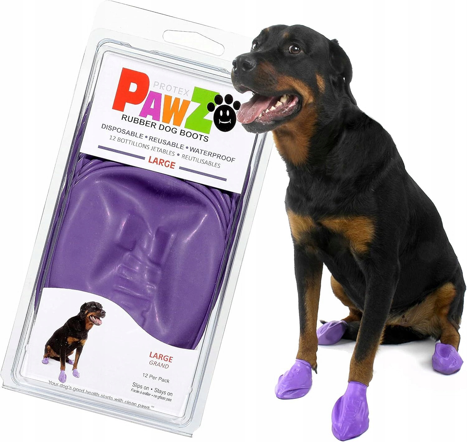 Pawz Boty Pro Psy Vel. L Fialové (632.8050)
