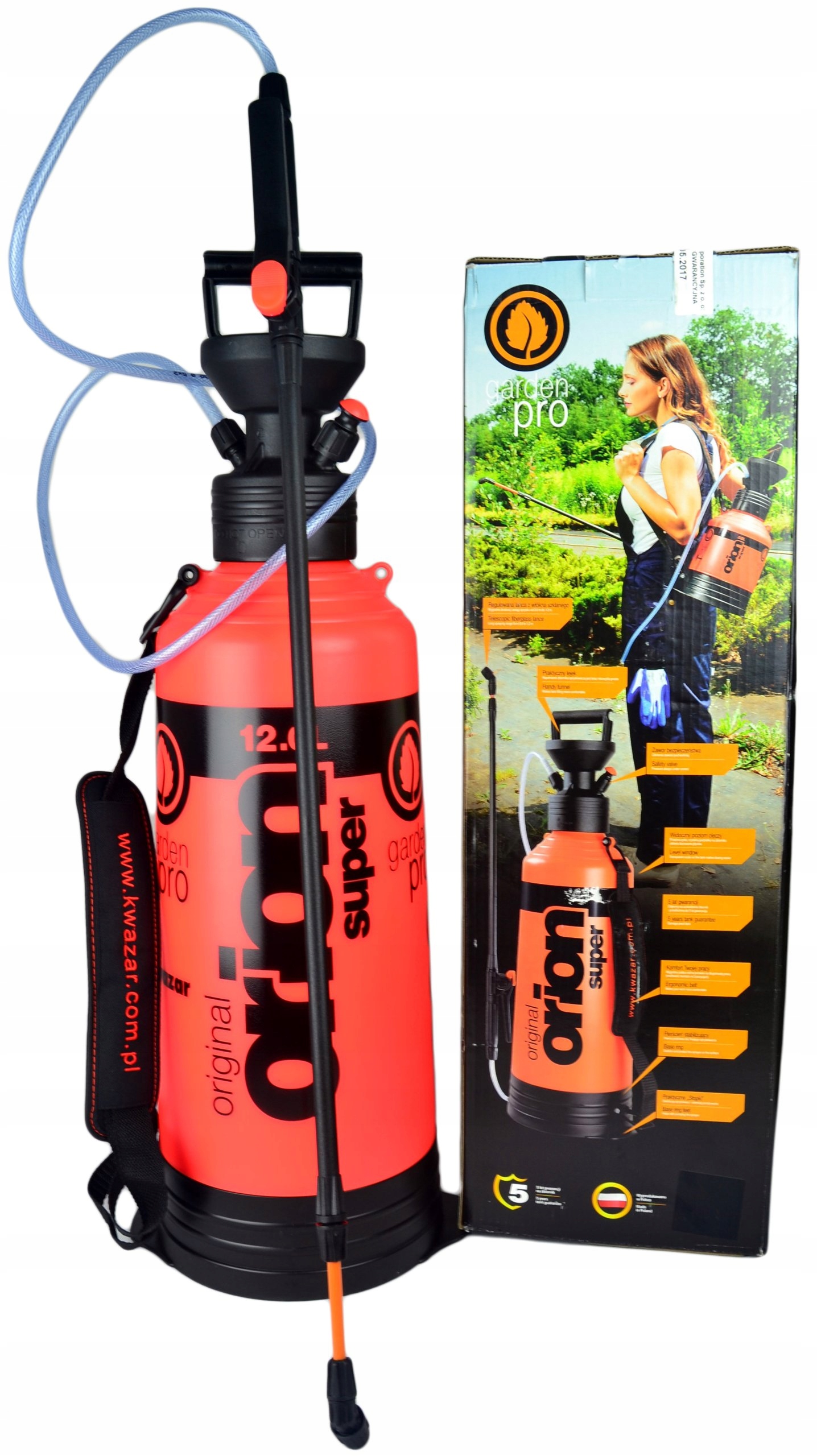 

Kwazar opryskiwacz ogrodniczy Orion Super 12L