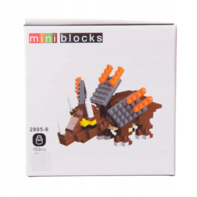 

Klocki 3D Dinozaury 6 Wzorów Konstrukcyjne Dinozau