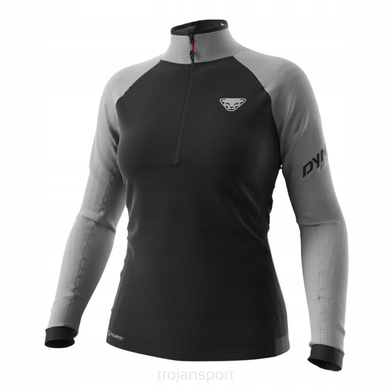 BLUZA DAMSKA DYNAFIT SPEED POLARTEC 1/2 ZIP QUIET SHADE MELANGE 71499 0538