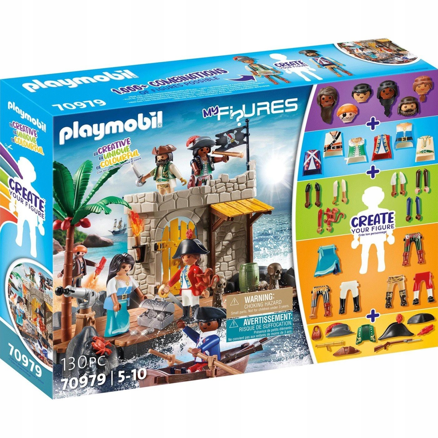 Zestaw Playmobil My Figures 70979 Wyspa Piratów 130 el.