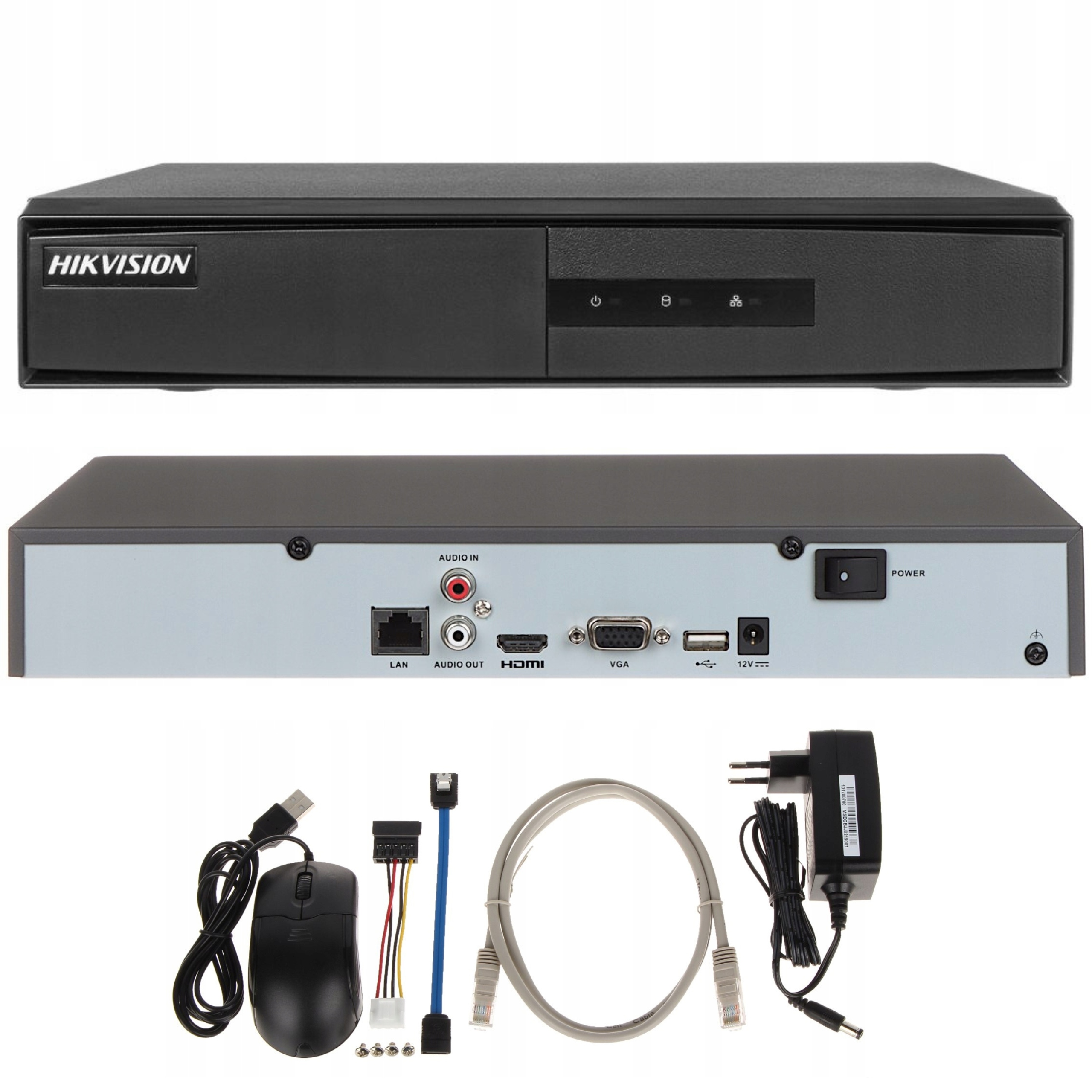 Rejestrator Ip 8-kanałowy do 6 Mpx Hikvision DS-7108NI-Q1/M