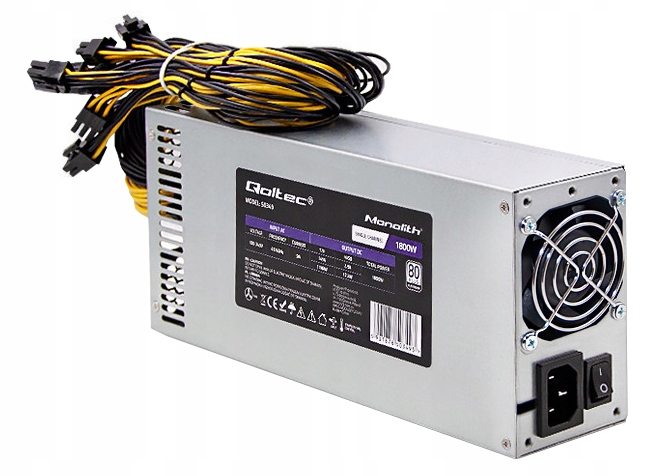 

Zasilacz Serwerowy Do Koparek Kryptowalut 1800W