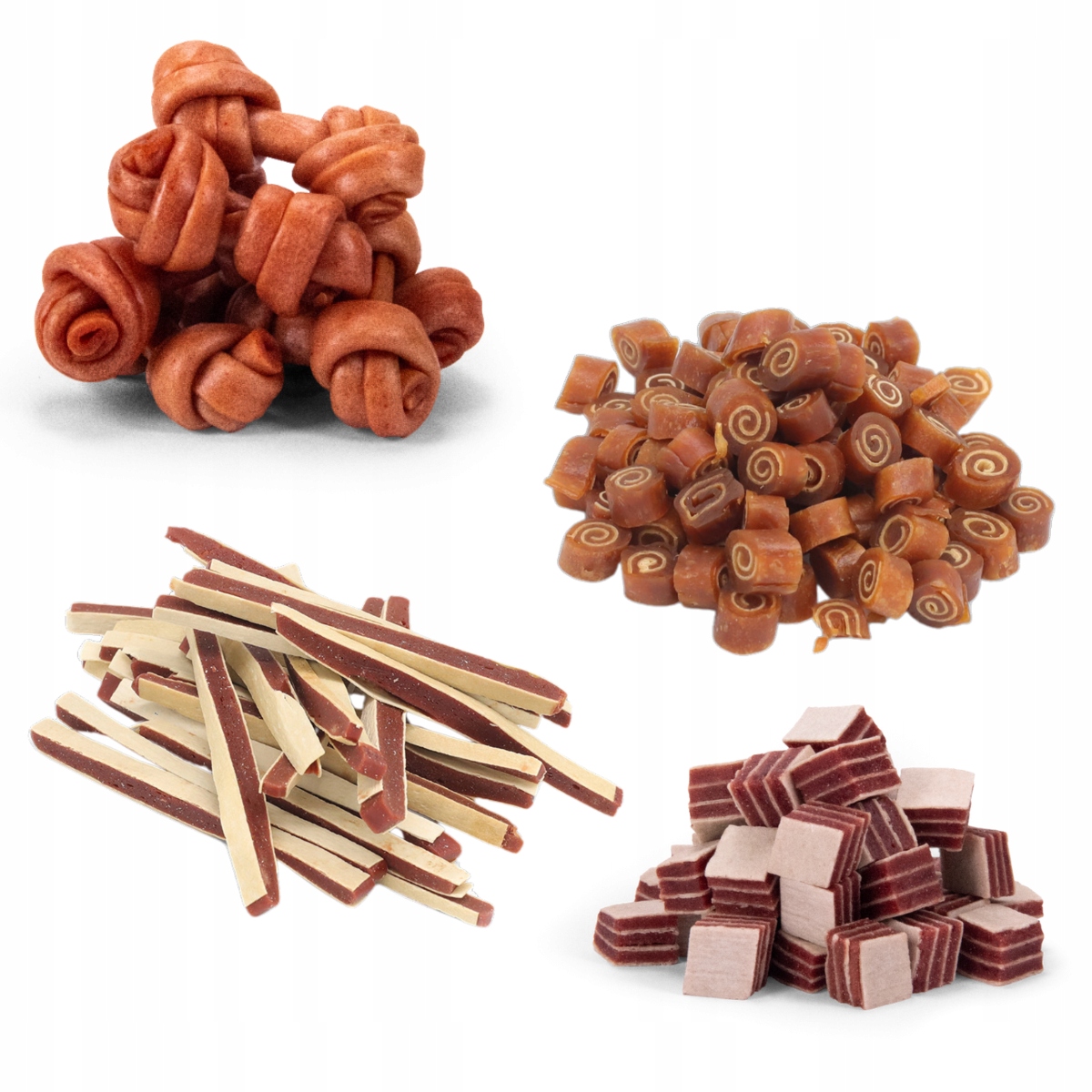 Levně Sada pamlsků pro psy 2 kg MIX Králík Kachna Kuře Jehněčí