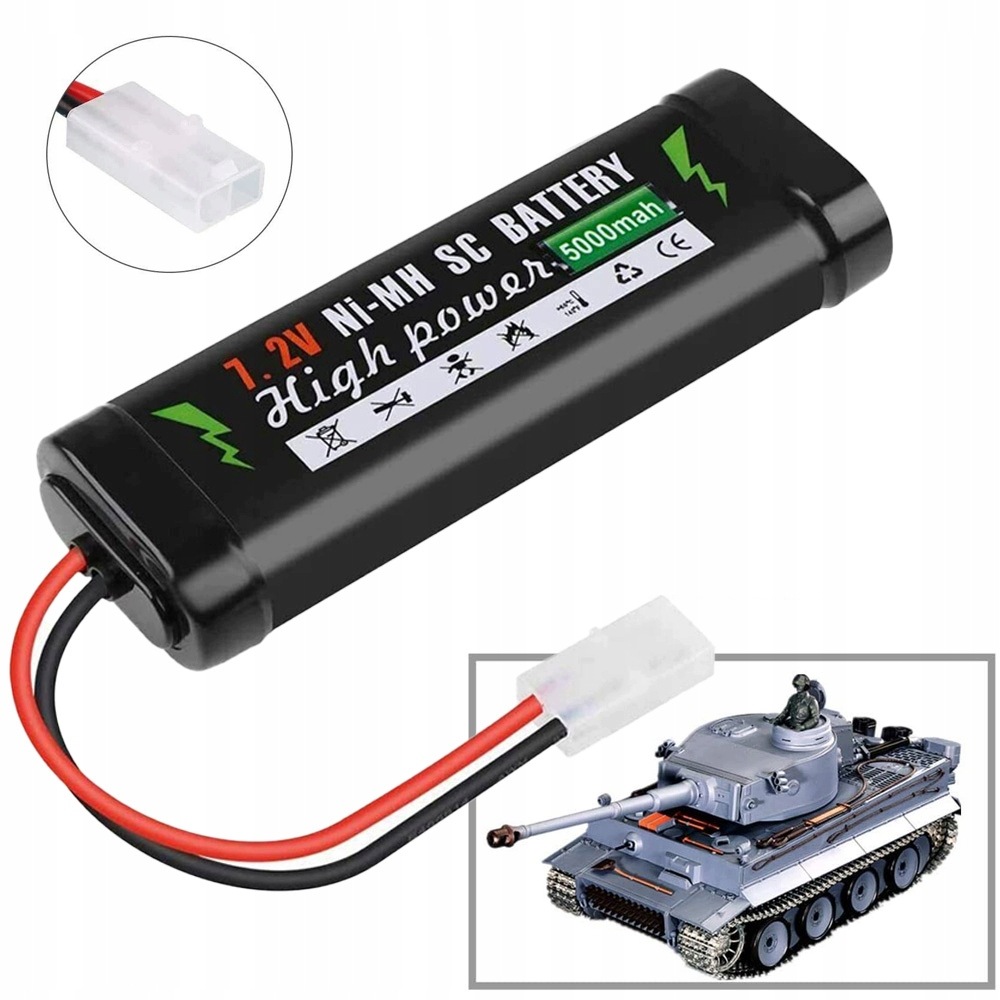Akumulátor Baterie Nimh Do Auta Rc 7.2V 5000mAh Nimh