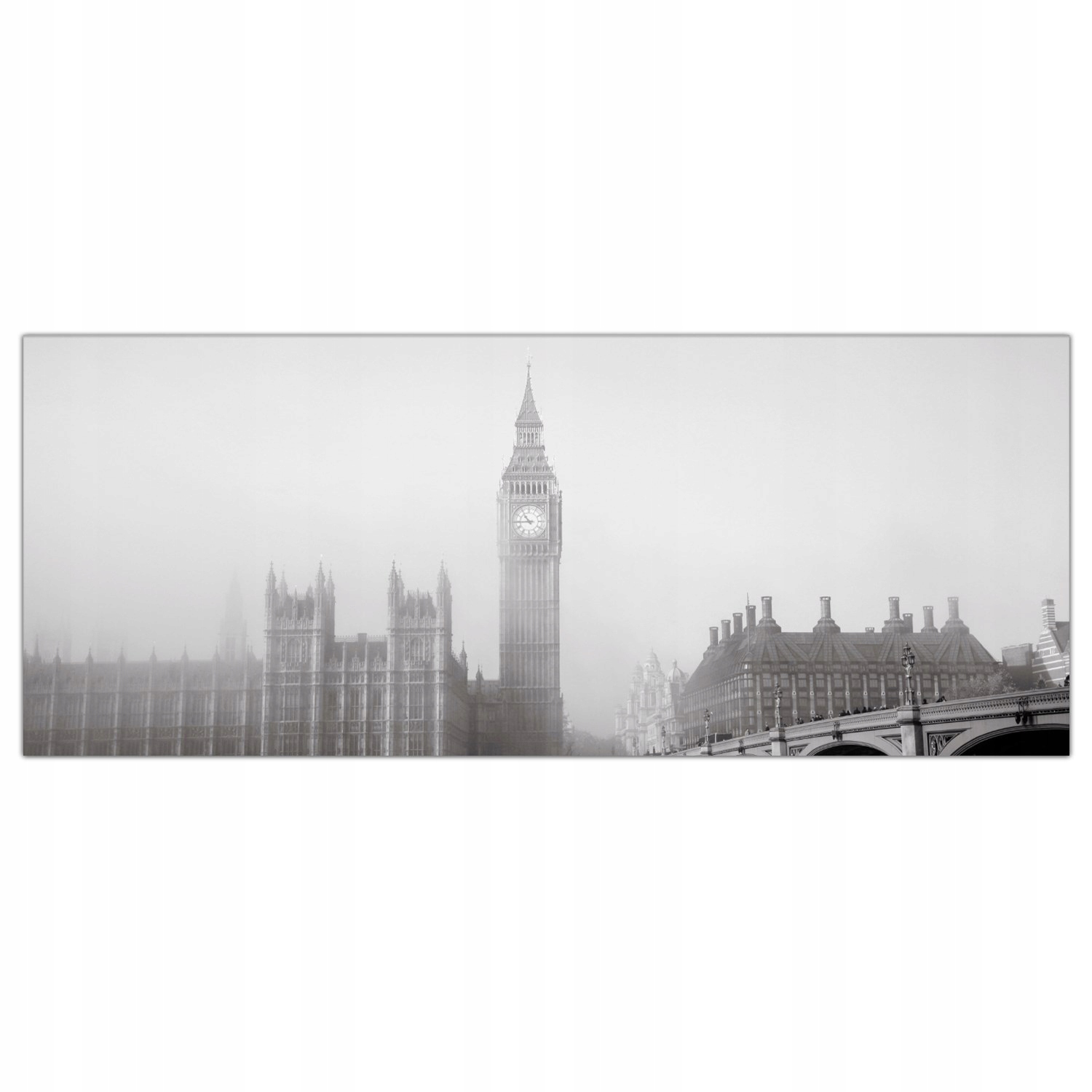 

Obraz na szkle Foto Pałac Westminister Mgła 125x50