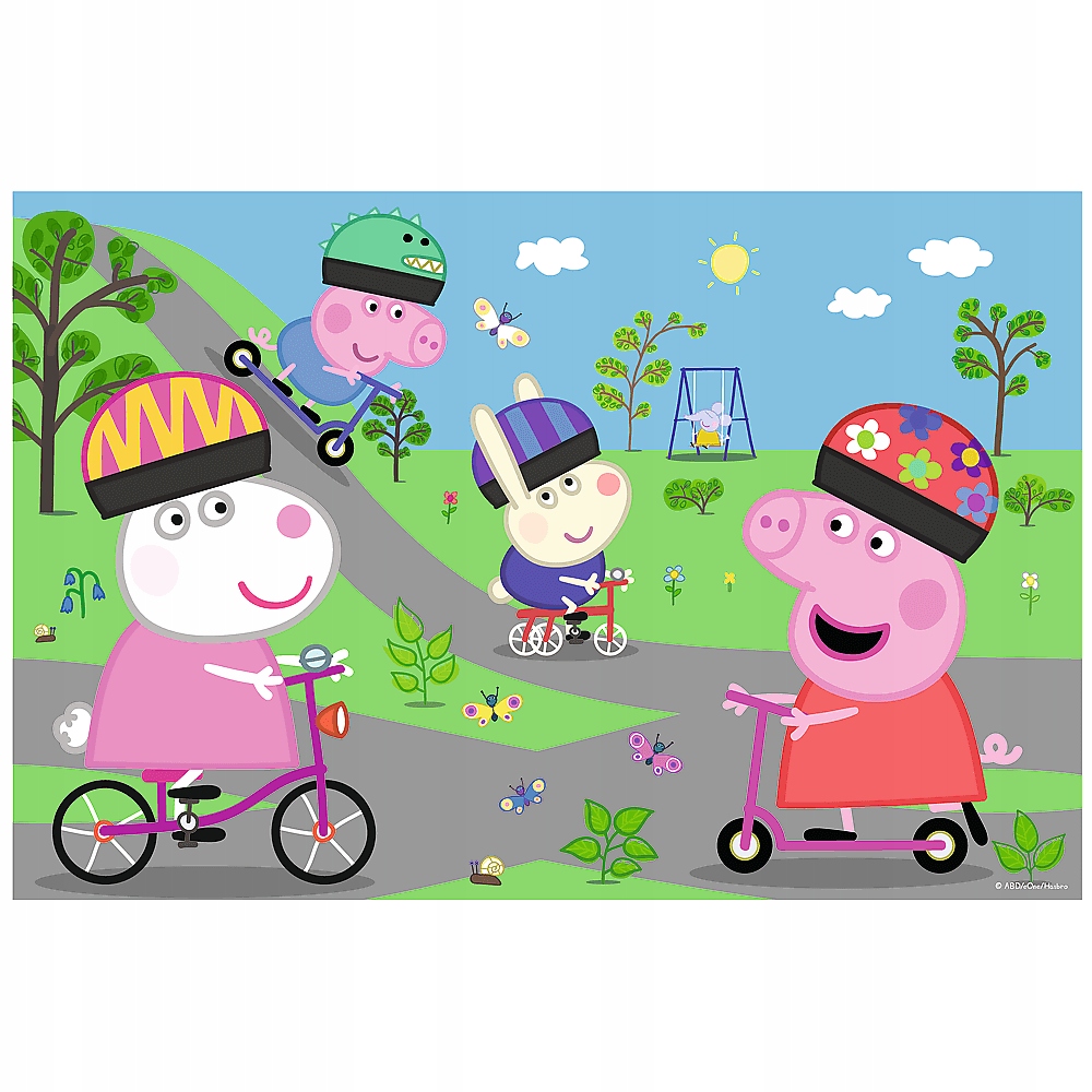 

Maxi Puzzle Świnka Peppa Dzień Trefl 24 El. Duże