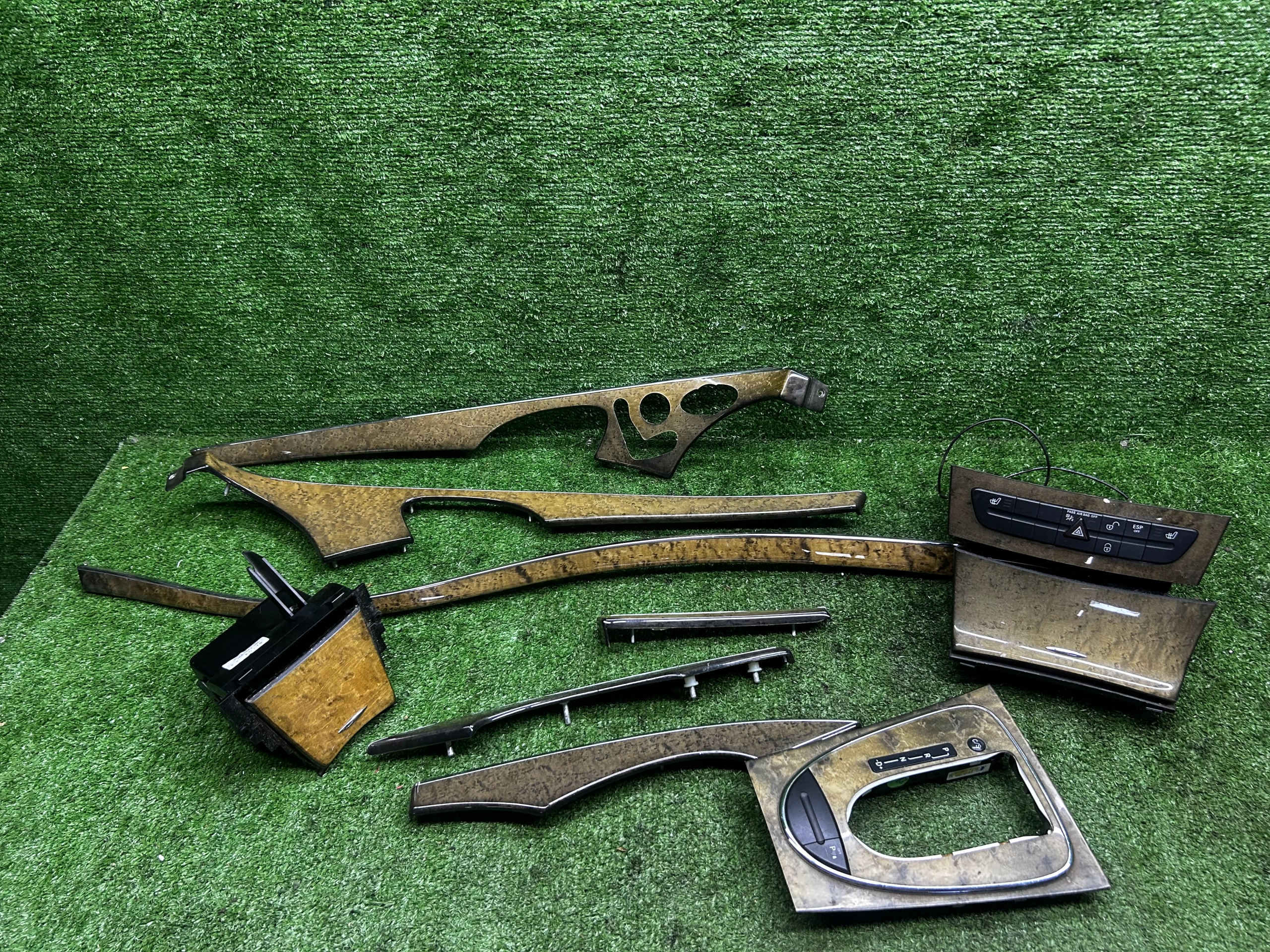 MERCEDES W211 DREWNO DEKORY DEKOR LISTWY LISTWA OZDOBNE KOMPLET