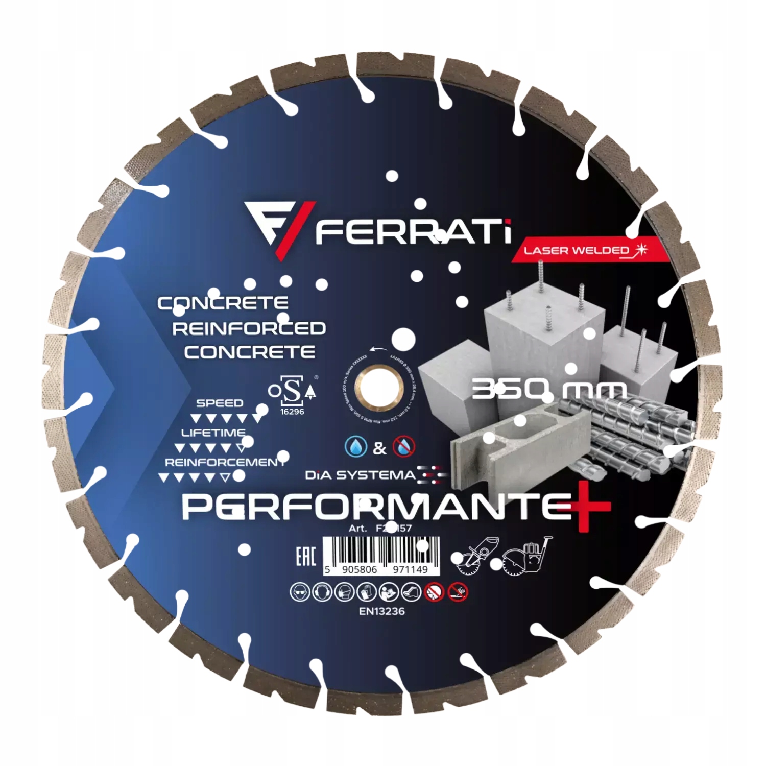 Ferrati Diamantový Kotouč Performante Plus Ø 350 MM x 25,4/20 MM