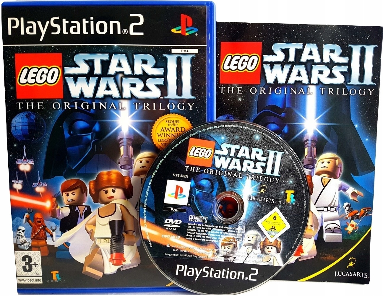 LEGO STAR WARS II PS2 - PLATFORMÓWKA DLA DZIECI - GRA JAK NOWA !